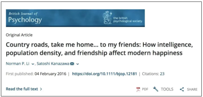 British Journal of Psychology：高智商的人，往往更喜欢独处